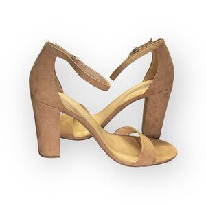 A New Day Women’s Taupe Ema Square Toe Block Heel Size 11